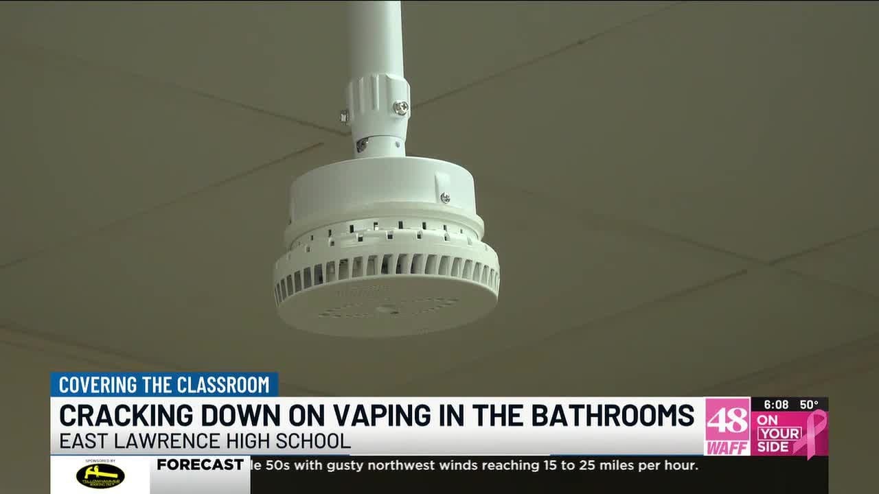 East Lawrence High School installed AI vape sensors in the bathrooms
