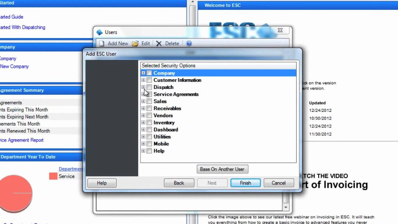 Getting Started With ESC - Setting Up Users