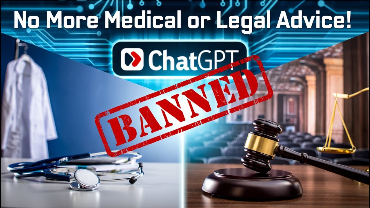 “ChatGPT Banned from Giving Medical and Legal Advice — Here’s Why”