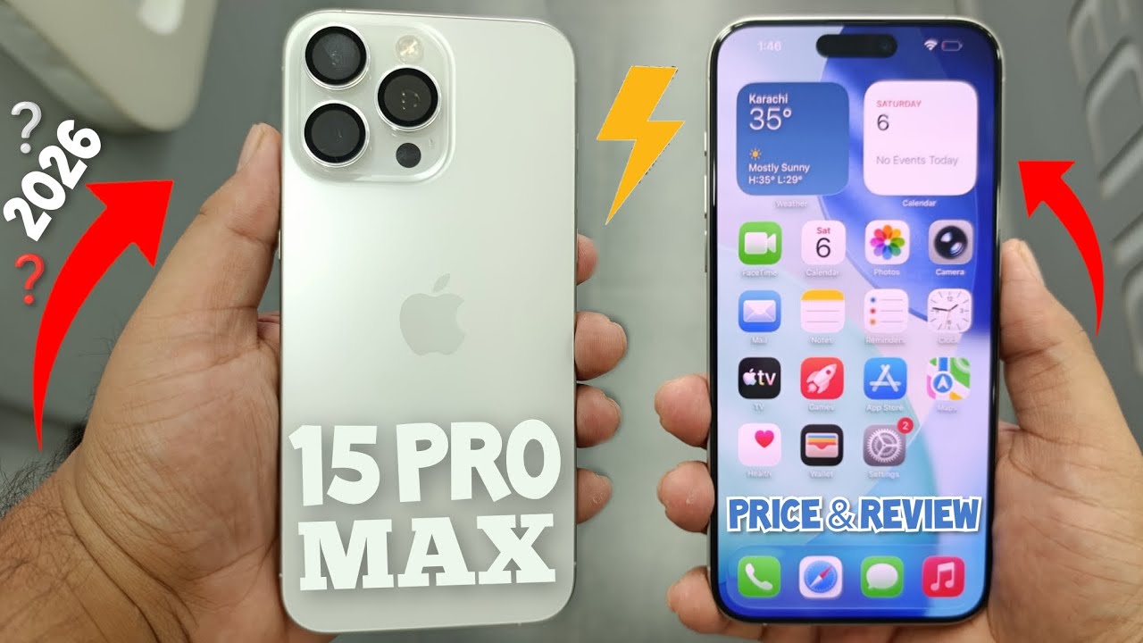iPhone 15 Pro Max Price in Pakistan 2026 | iPhone 15 Pro Max Review in 2026 | iPhone 15 Pro Camera