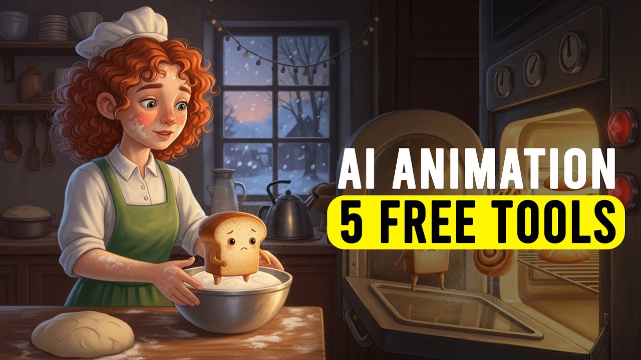 Top 5 Free AI Video Generators For Cartoon & Animations (Unlimited & No Watermark!)