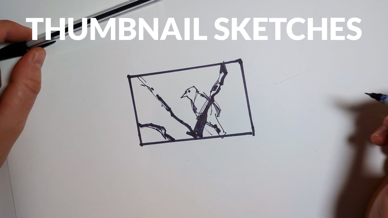 How Thumbnail Sketches Can Build Your Daily Sketching Habit (Even If You’re Busy)