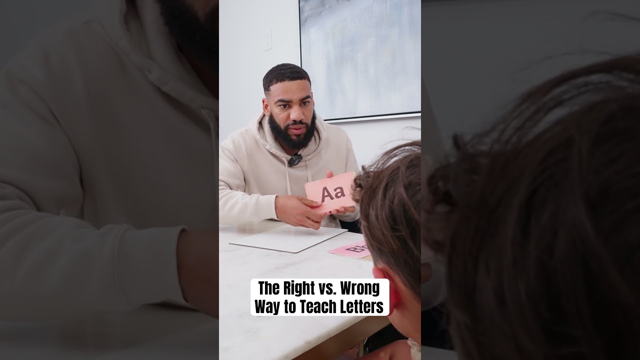 The Right vs. Wrong Way to Teach Letters #shorts