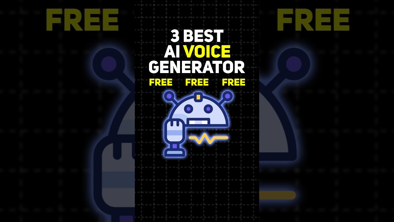Top 3 FREE AI Voice Generator Websites 🔥 | Best Voiceover Tools for Creators!