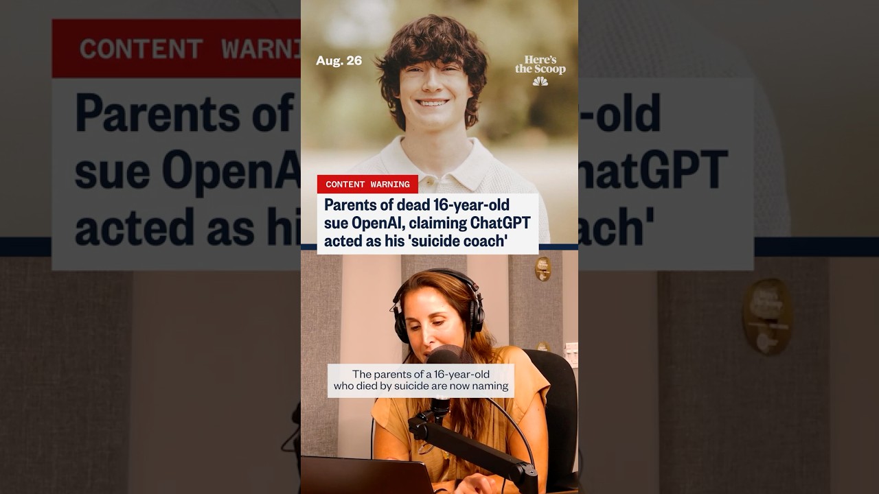 Parents of dead 16-year-old sue OpenAI, claiming ChatGPT acted as his 'suicide coach'