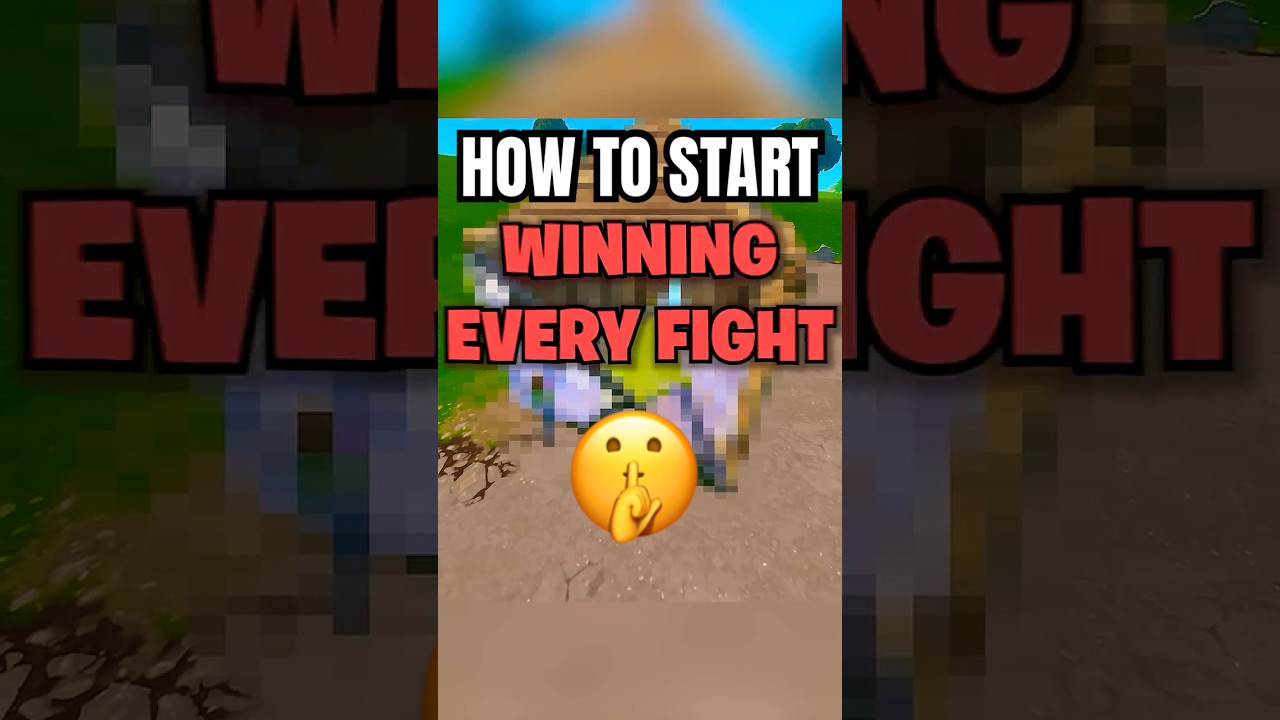 Use THIS one GENIUS Trick to Win Every Fight in Fortnite! 👀