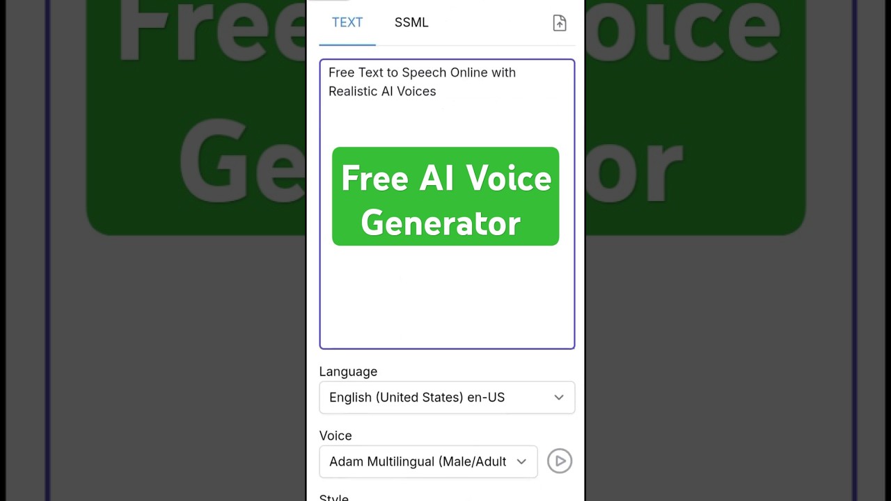 🔥 Best Free AI Voice Generator – Convert Text to Speech Instantly!