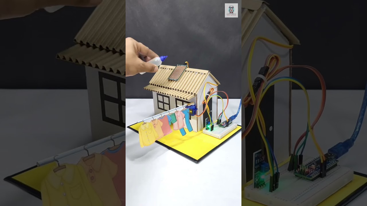 Rain Detector System | Arduino Project #robotics #experiment #useful #innovation #diy #shorts #viral