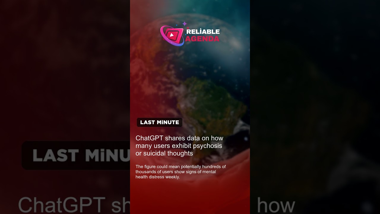 ChatGPT shares data on how many users exhibit psychosis or suicidal thoughts