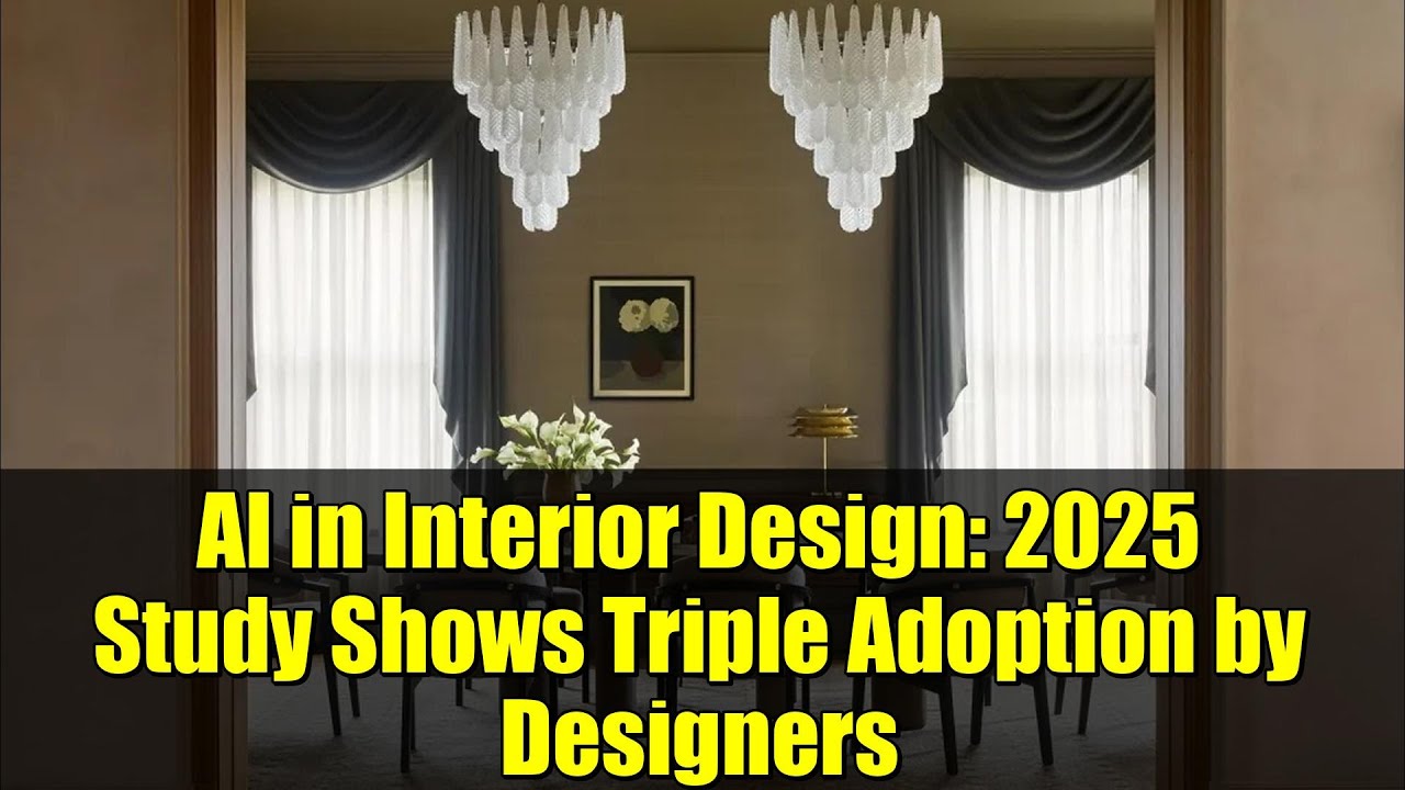 AI in Interior Design: 2025 Study Shows Triple Adoption by Designers