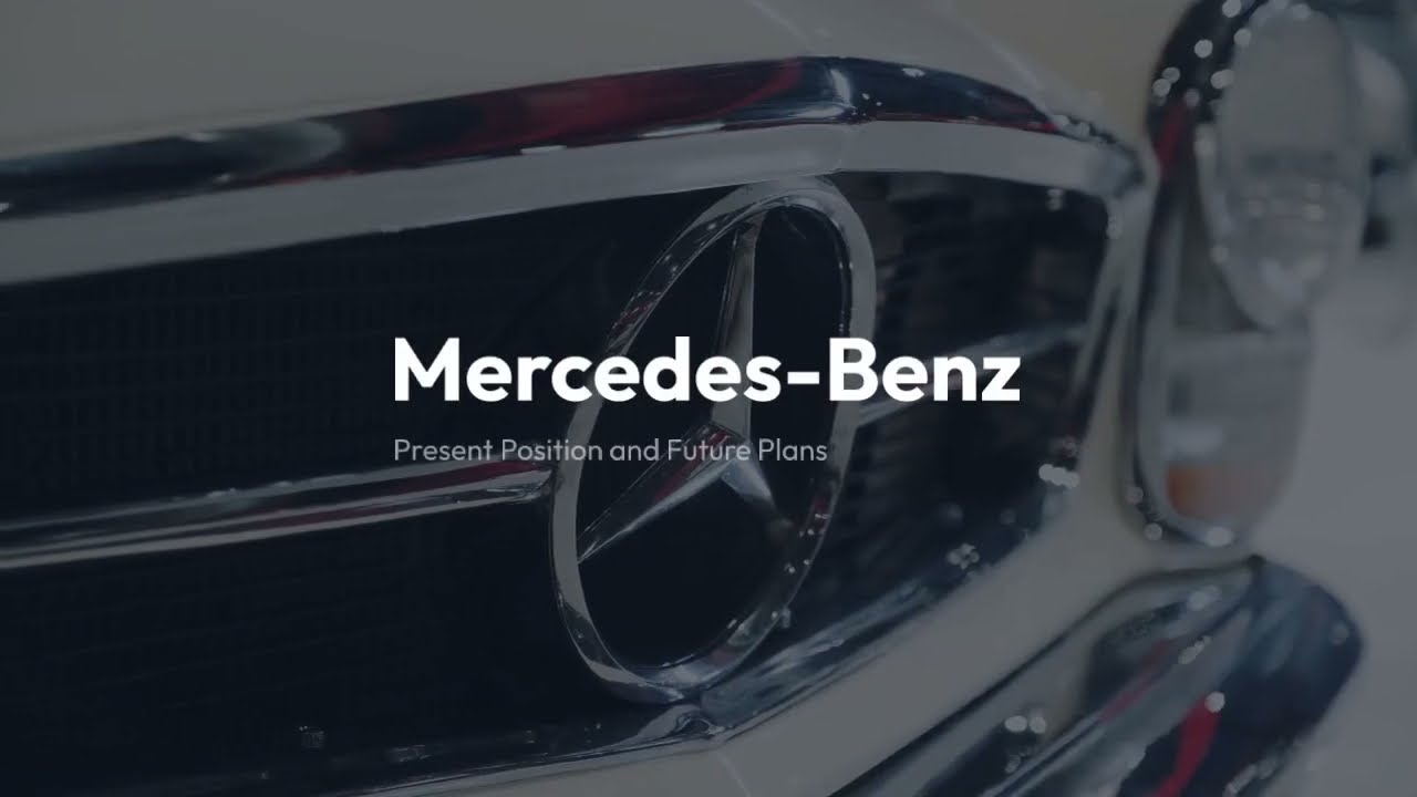Mercedes: Present and Future - A Look at the Luxury Car Manufacturer's Plans