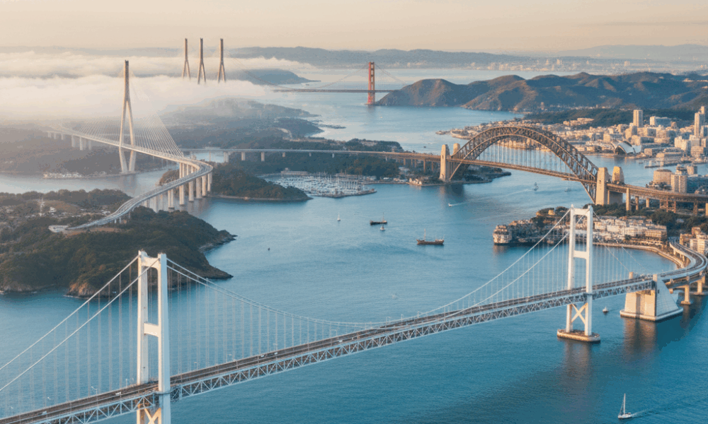 explore the world's largest bridges, remarkable feats of engineering that connect continents and showcase architectural brilliance.