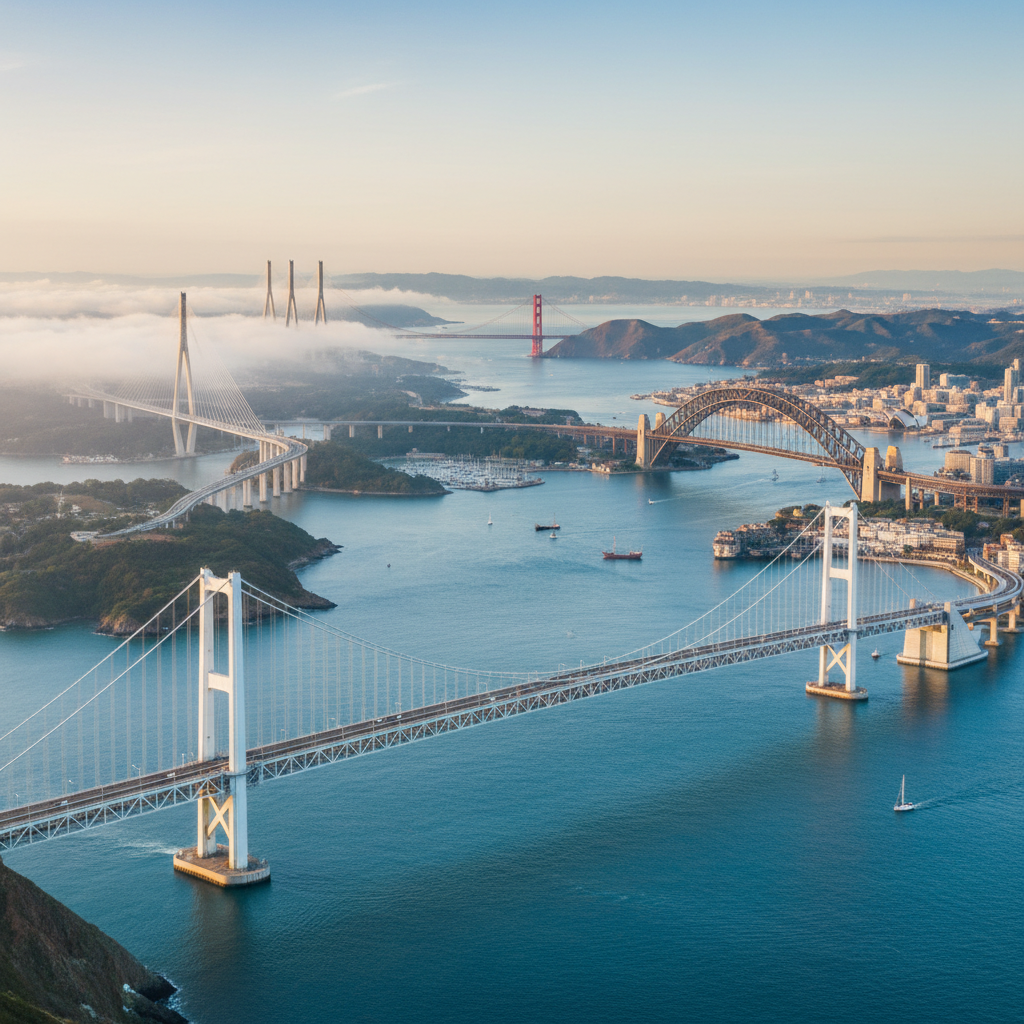 explore the world's largest bridges, remarkable feats of engineering that connect continents and showcase architectural brilliance.