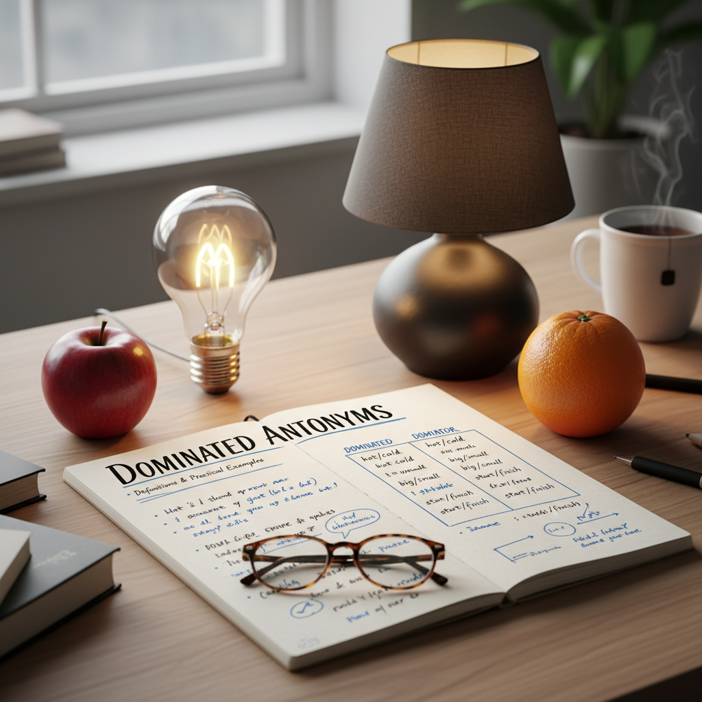 explore the concept of dominated antonyms with clear definitions and practical examples to enhance your understanding of language nuances.