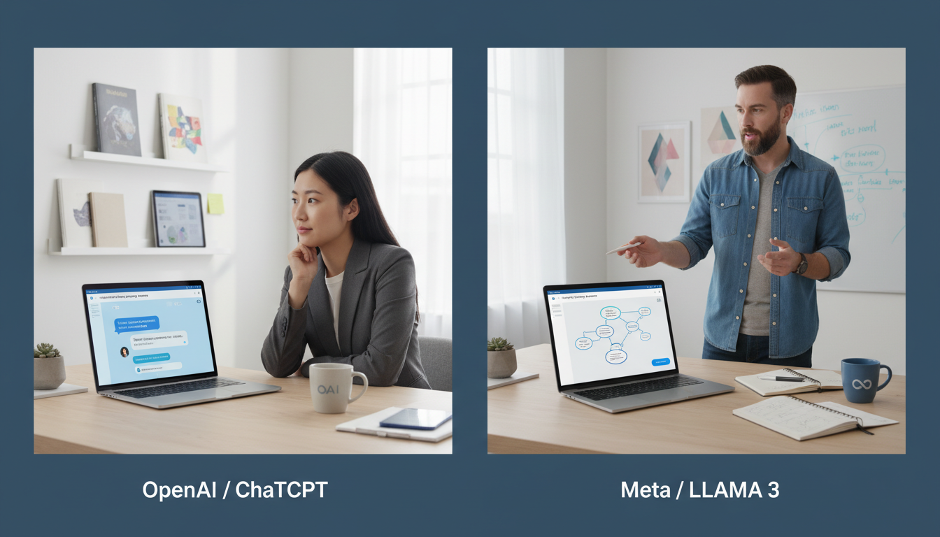 discover the key differences between openai's chatgpt and meta's llama 3 in 2025, exploring their unique features, performance, and applications.