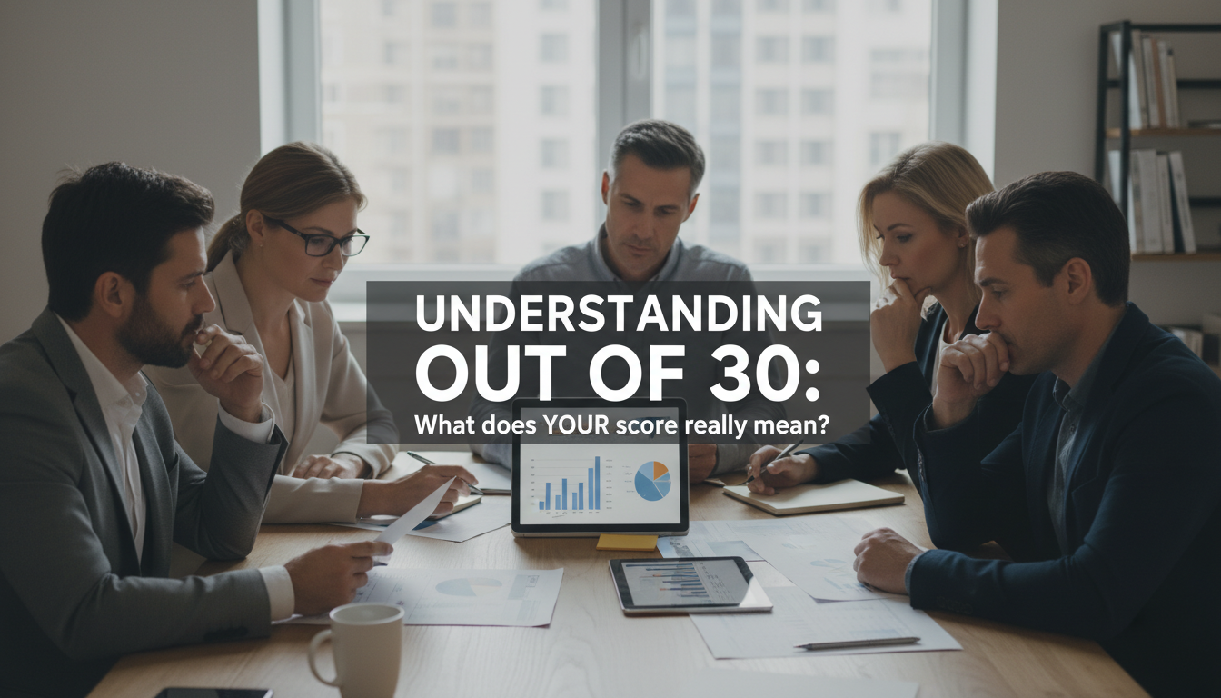discover the true meaning behind your 'out of 30' score and learn how to interpret your results effectively for better insights.