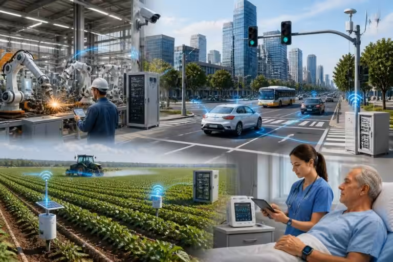 discover comprehensive edge computing use cases in this full practical guide, exploring real-world applications and benefits for businesses and technology enthusiasts.