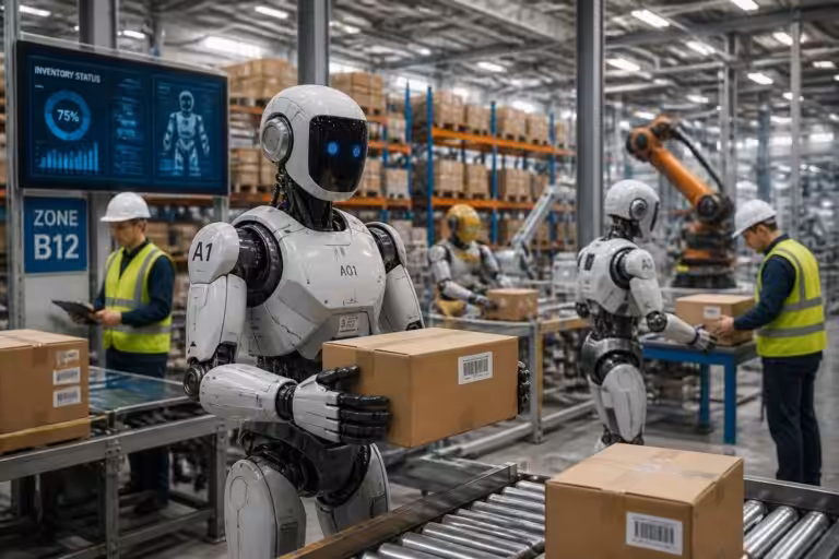 explore the practical impact of humanoid robots in supply chains, examining their current capabilities, challenges, and potential to transform logistics and operations.