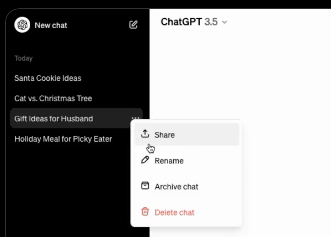 Archive Chat ChatGPT