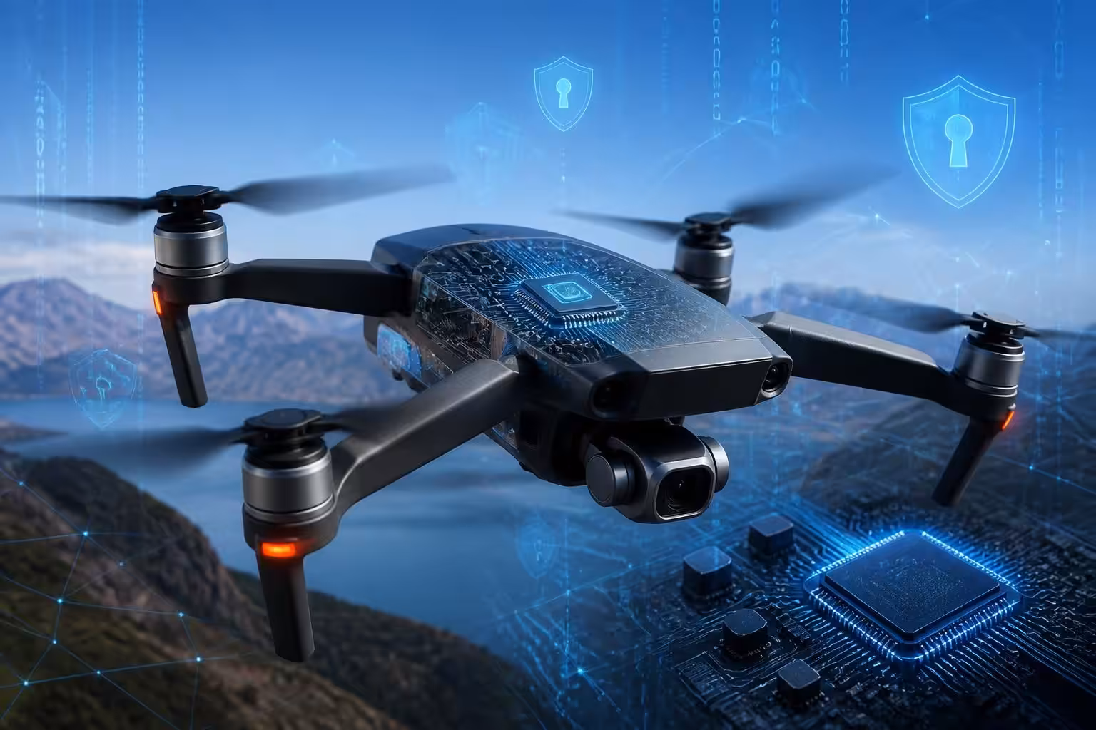 discover how ai chips enable secured autonomy, revolutionizing cybersecurity in the unmanned aerial systems (uas) industry with advanced protection and intelligent capabilities.